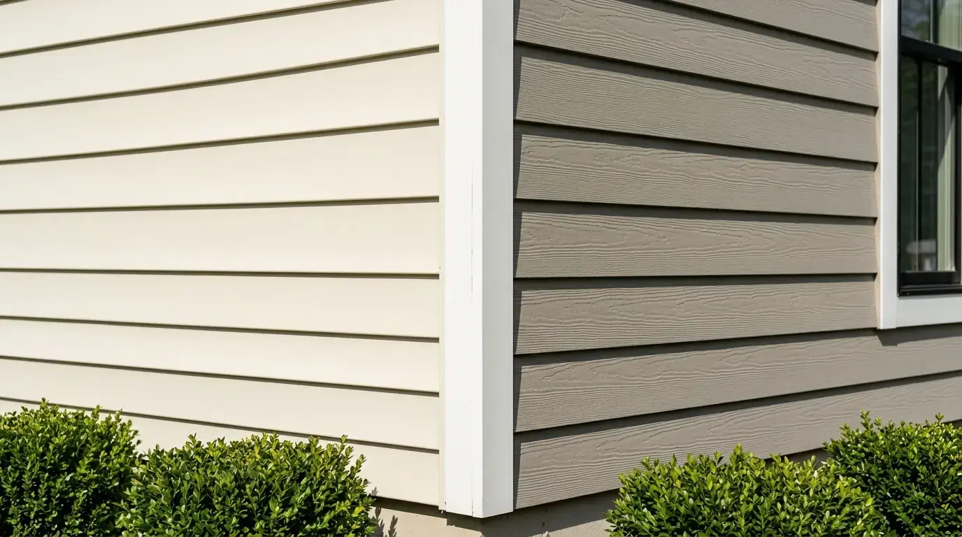 Comparison of vinyl siding and fiber cement siding on Connecticut homes