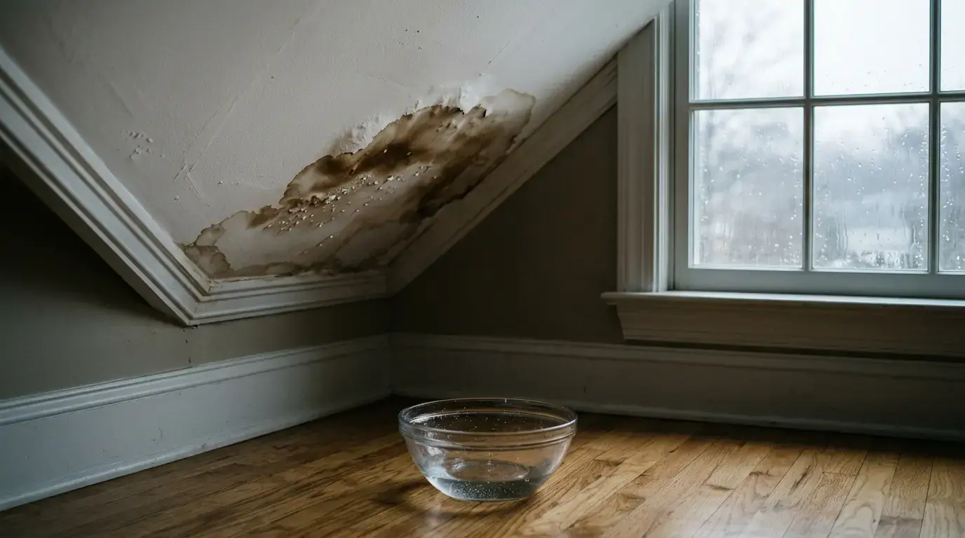 Roof leaking when it rains